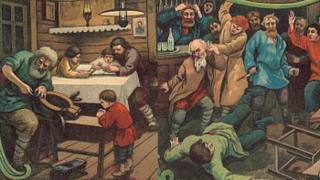 Illustration for article titled These Soviet anti-alcohol posters offer a lurid view of communist history